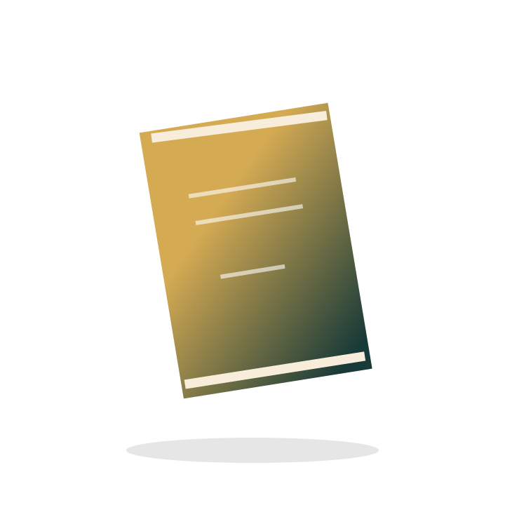 Desk notepad illustrative placeholder