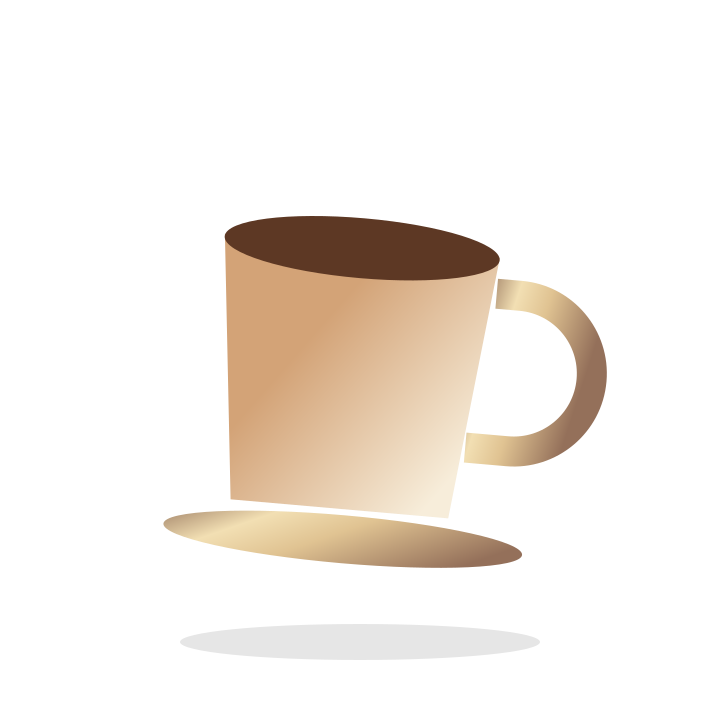 Coffee mug illustrative placeholder