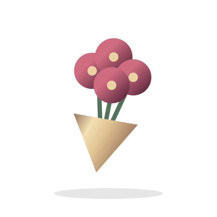 Table arrangement illustrative placeholder