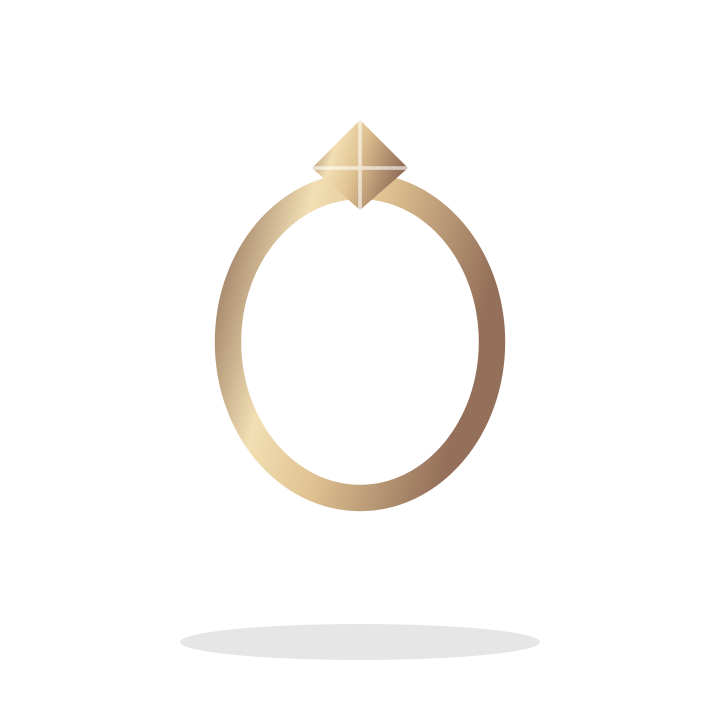 Gold-tone necklace illustrative placeholder