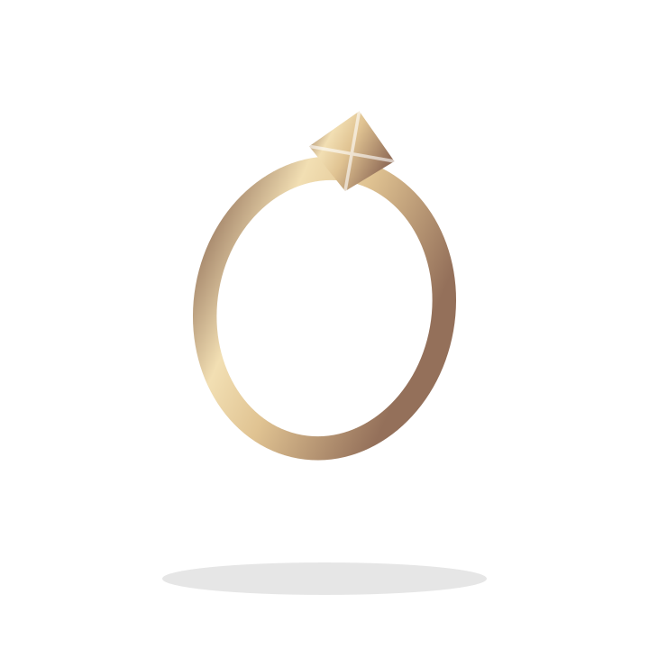 Sculpted earrings illustrative placeholder