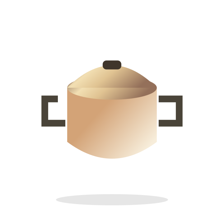 Everyday saucepan illustrative placeholder