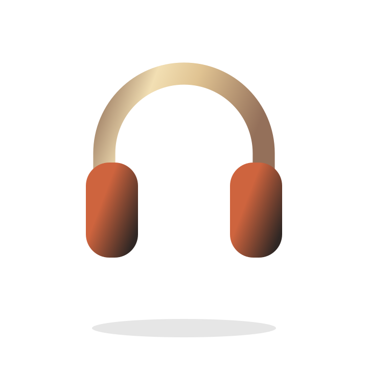 Studio headphones illustrative placeholder