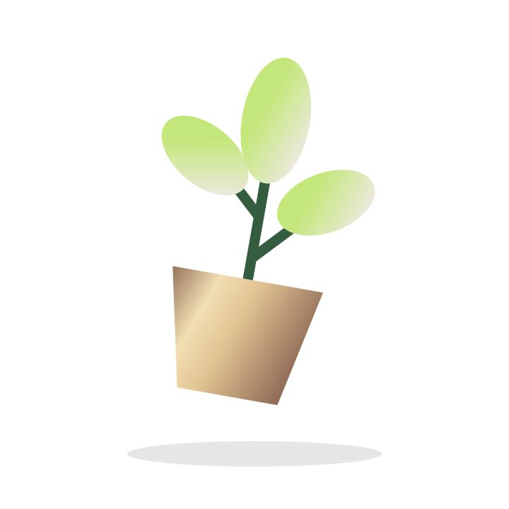 Ceramic planter illustrative placeholder