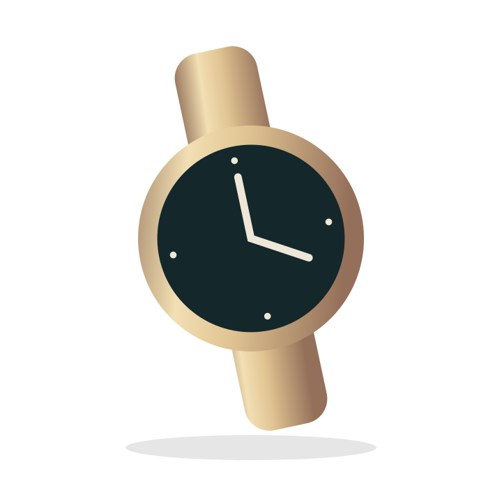 Leather strap illustrative placeholder