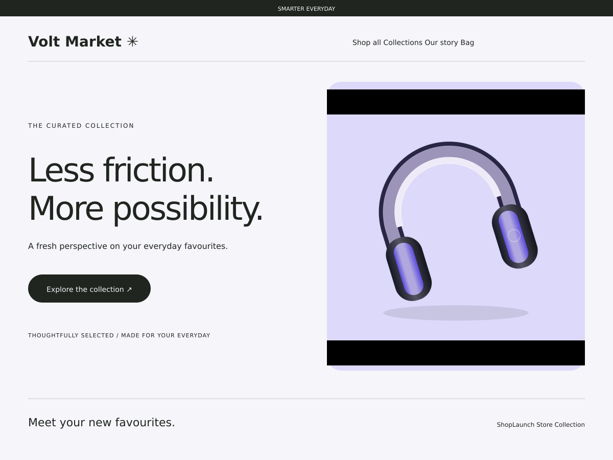 Volt Market design cover